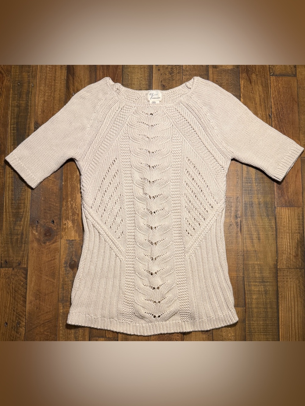 Vintage Andrea Jovine Women’s XS 100% Cotton Knit Sweater